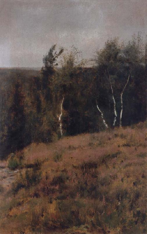 Fernand Khnopff In Fosset,Birches